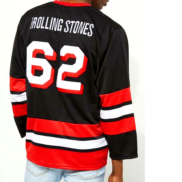 The Rolling Stones rock Hockey Jersey M L NWT - Picture 5 of 7